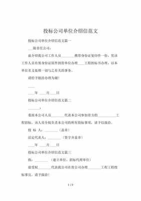 投标的公司就简介怎么做-第3张图片-马瑞范文网