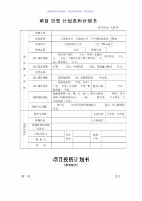  企业投资策划方案模板「企业投资策划书模板」-第3张图片-马瑞范文网