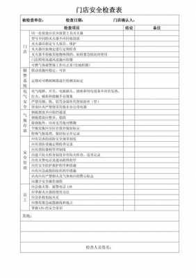 商场安全巡检表模板（商场安全巡查员的工作内容）-第2张图片-马瑞范文网