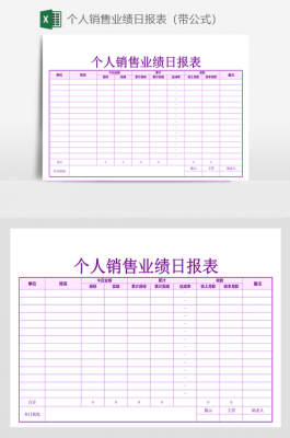 个人销售报表模板下载 个人销售报表模板-第2张图片-马瑞范文网