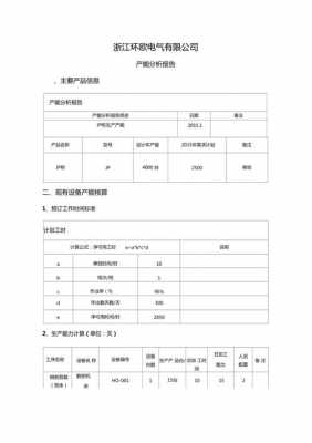 企业能效分析报告模板-第2张图片-马瑞范文网