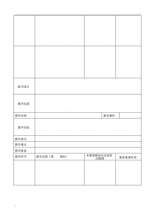 小学数学教师备课模板-小学数学的备课的模板-第3张图片-马瑞范文网