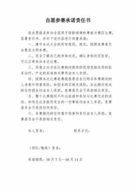 自愿承担责任书模板6（自愿承担责任书模板600字）-第2张图片-马瑞范文网