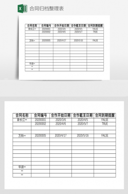 合同归档管理要求模板,合同归档表格范本 -第1张图片-马瑞范文网