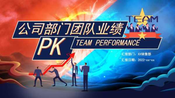  业绩pk主题ppt模板「业绩pk方案怎么写」-第1张图片-马瑞范文网