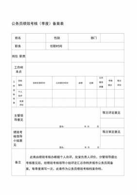 公务员考核情况表-公务员考核表模板-第3张图片-马瑞范文网