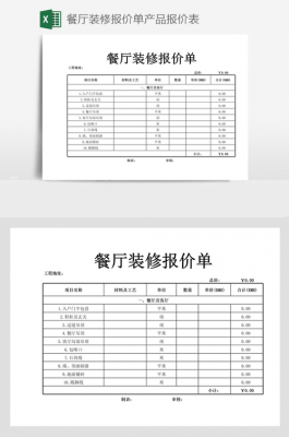  餐饮报价方案模板「餐厅报价」-第3张图片-马瑞范文网