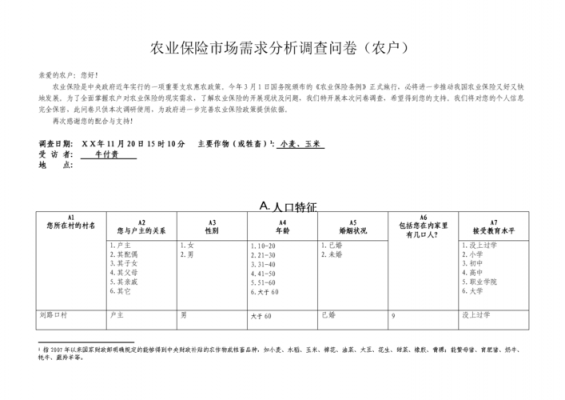 保险市场调查表模板下载-保险市场调查表模板-第2张图片-马瑞范文网