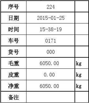 油罐车过磅骗秤方法 油品过磅单模板-第3张图片-马瑞范文网