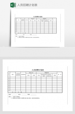 人员招聘计划模板（人员招聘计划表模板）-第1张图片-马瑞范文网