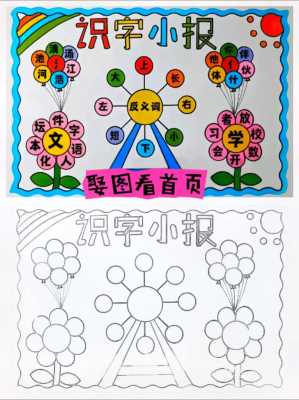 识字小报模板 优秀作品 识字小报模板设计-第3张图片-马瑞范文网