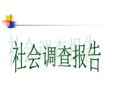 社会调查报告的模板（社会调查报告的模板ppt）-第2张图片-马瑞范文网