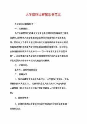 大学校园大赛策划书模板范文 大学校园大赛策划书模板-第2张图片-马瑞范文网