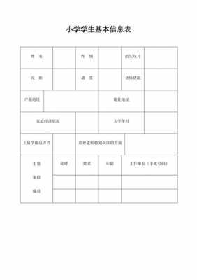  制作学生信息表格模板「学生信息表格图片」-第2张图片-马瑞范文网