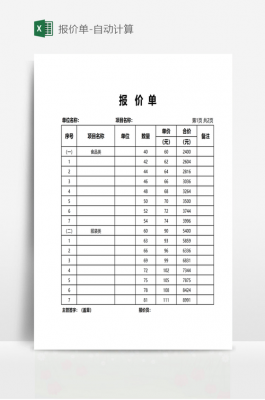 优秀报价单模板_优秀报价单模板怎么写-第1张图片-马瑞范文网