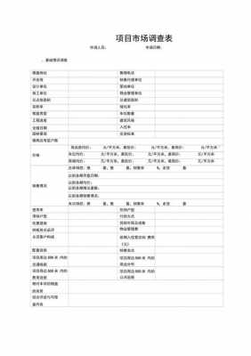 广告市场调查表模板怎么做 广告市场调查表模板-第2张图片-马瑞范文网