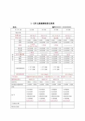 幼儿医疗信息卡表模板-第2张图片-马瑞范文网