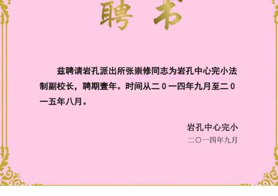  法制副校长聘书模板「法制副校长聘书模板怎么写」-第1张图片-马瑞范文网