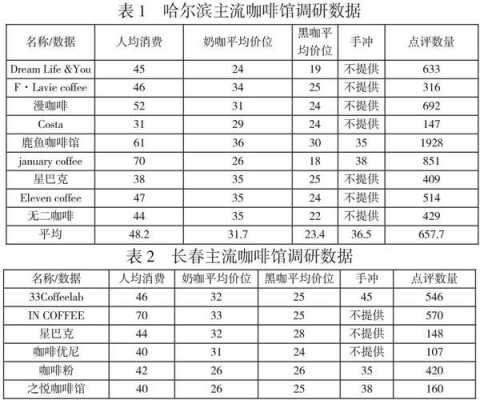 咖啡市调报告模板-第2张图片-马瑞范文网