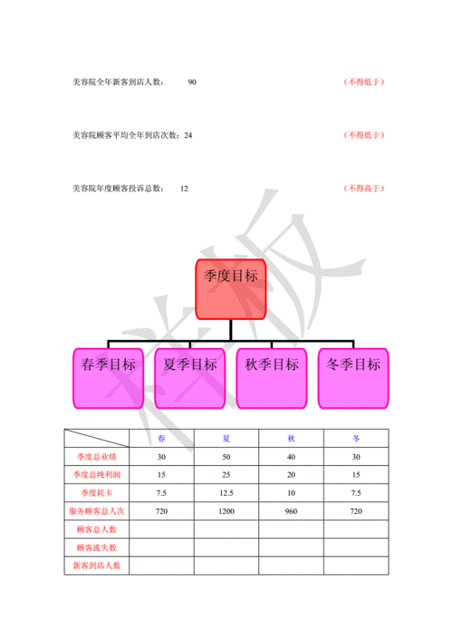 美容院月业绩规划模板-第1张图片-马瑞范文网