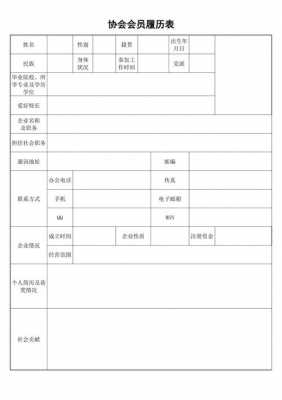 协会的资料模板,协会的资料模板怎么做 -第3张图片-马瑞范文网