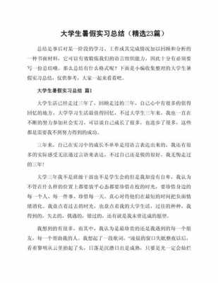 大学暑假总结的模板,大学生暑假总结报告 -第2张图片-马瑞范文网