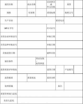 药品质量档案包括哪些内容-药厂产品质量档案模板-第2张图片-马瑞范文网