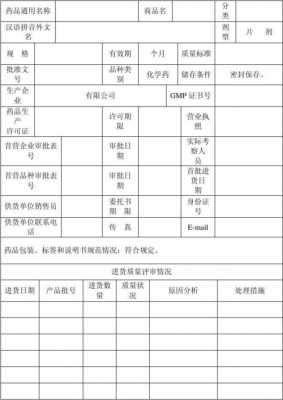 药品质量档案包括哪些内容-药厂产品质量档案模板-第3张图片-马瑞范文网