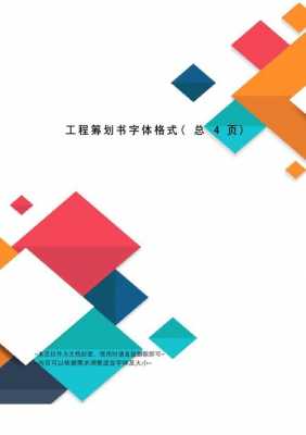 策划书字体格式模板（策划书标准字体格式）-第3张图片-马瑞范文网