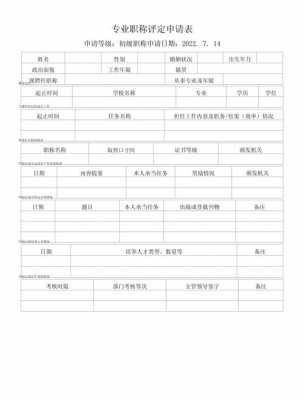 申报中级职称模板（中级职称申报表格）-第3张图片-马瑞范文网