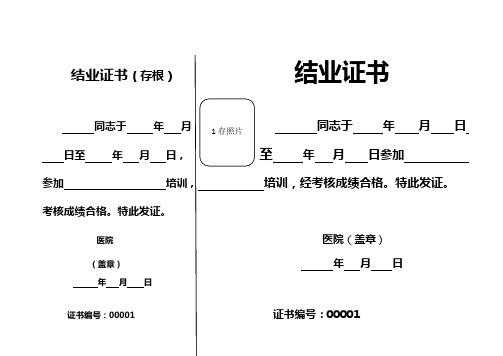 电脑培训结业证模板（培训结业证书在哪儿可以查询）-第2张图片-马瑞范文网