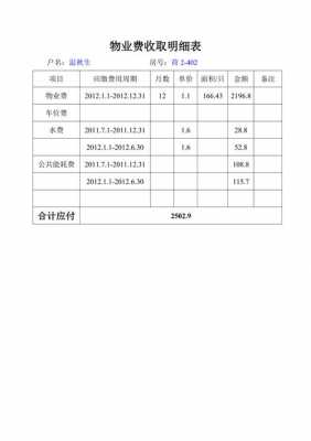 收费表格模板,收费表格模板制作图片 -第3张图片-马瑞范文网