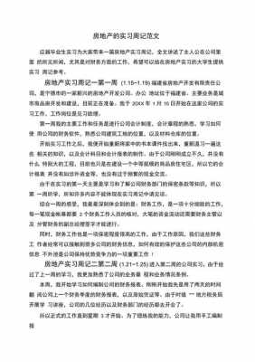 房地产实训日记模板（房地产实训日记模板范文）-第3张图片-马瑞范文网