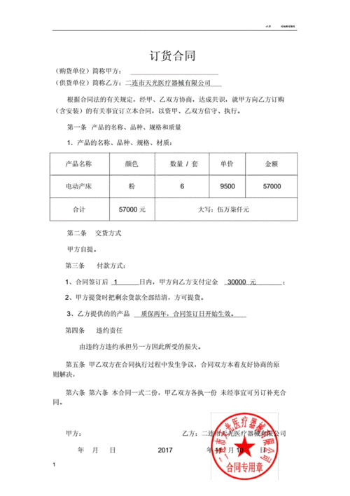 展会订货合同模板_展会订货合同模板怎么写-第2张图片-马瑞范文网