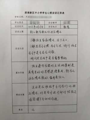 心理咨询谈话记录模板,心理咨询谈话案例实录 -第2张图片-马瑞范文网