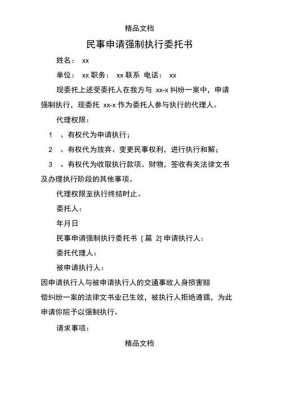 执行案件委托手续模板,执行案件委托手续模板图片 -第3张图片-马瑞范文网