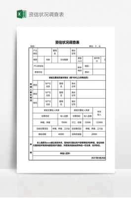 资信情况模板（资信情况怎么写）-第3张图片-马瑞范文网