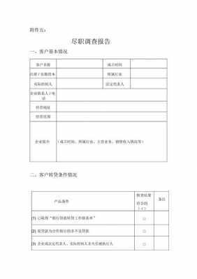 员工尽职调查报告模板,员工尽职调查是什么意思 -第3张图片-马瑞范文网