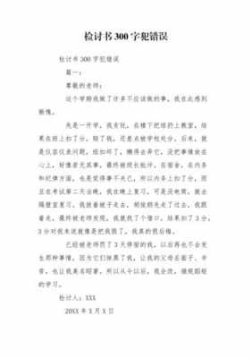 错误检讨书模板,错误检讨书自我反省300字 -第2张图片-马瑞范文网