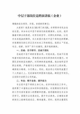 职位竞选演讲-第3张图片-马瑞范文网