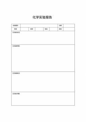 学生实验报告模板空白-第2张图片-马瑞范文网