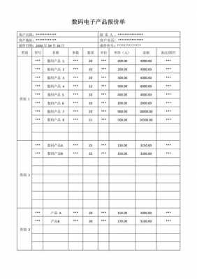 产品加工报价表内容 产品加工报价合同模板-第2张图片-马瑞范文网