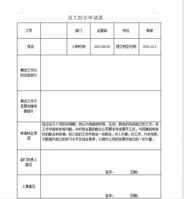 特岗转正审批表范文-特岗转正表填写模板-第2张图片-马瑞范文网