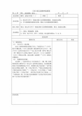 学前班专题教育备课纪要 学前班教师备课模板-第3张图片-马瑞范文网