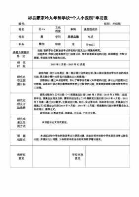 中学 课题-中学课题申请书模板-第2张图片-马瑞范文网