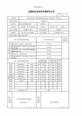 道路标线验收单模板_道路标线检验批质量验收记录-第3张图片-马瑞范文网