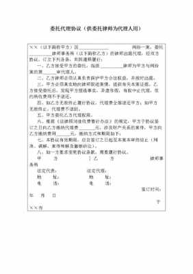  委托律师代理合同模板「委托律师代理协议」-第3张图片-马瑞范文网