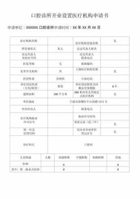 医疗机构分类申请模板-第2张图片-马瑞范文网