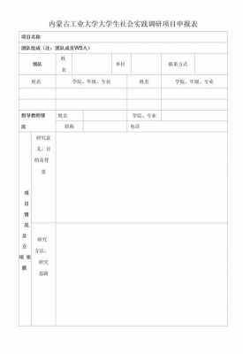 大学社会实践调研模板-第1张图片-马瑞范文网