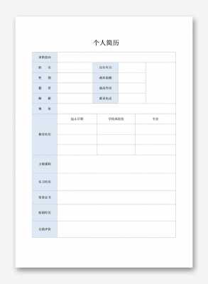 两页纸的简历 2页简历模板-第2张图片-马瑞范文网